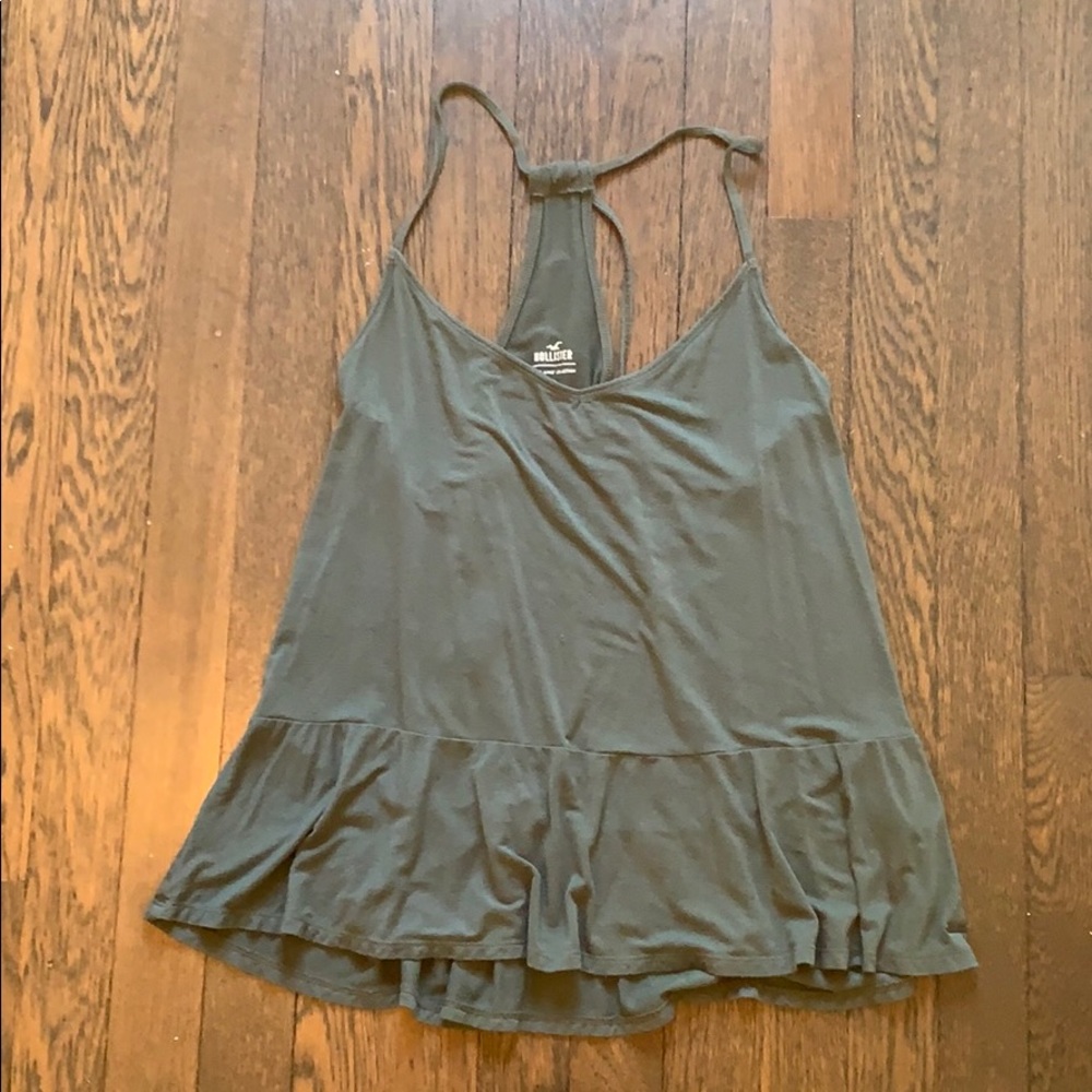 Green tank top